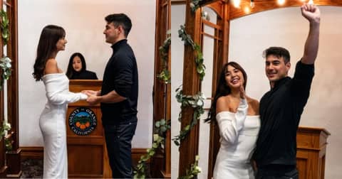 Foto-Foto Pernikahan Aurelie Moeremans dan Tyler Bigenho | Popmama.com